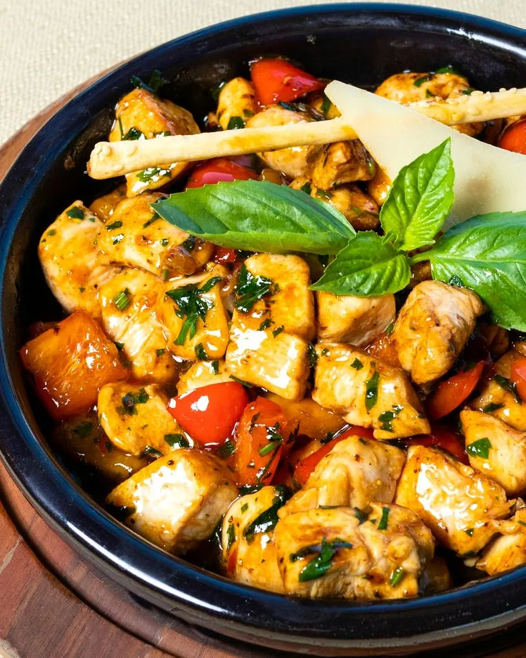 Chicken stew sold at Palm & Yam in Viking