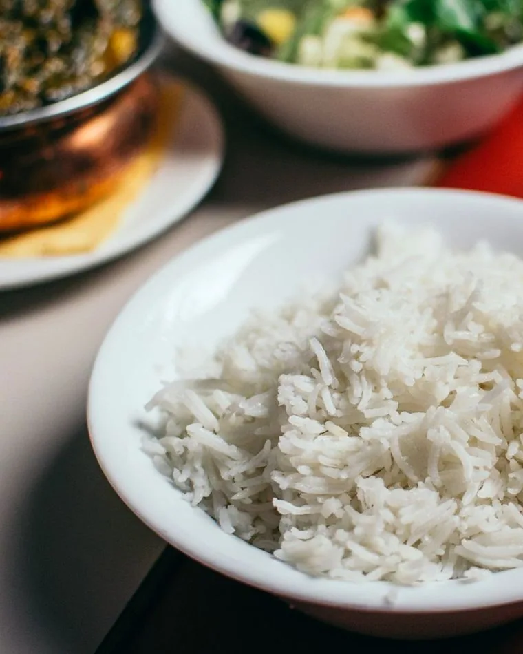 Long grain rice sold at Palm & Yam in Viking