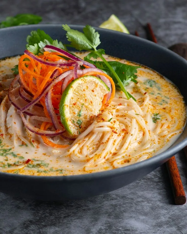 Instant noodles sold at Palm & Yam in Viking